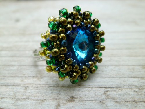 Swarovski prsten "Paví" — foto 6