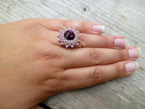 Swarovski prsten "Plumeria" — foto 5