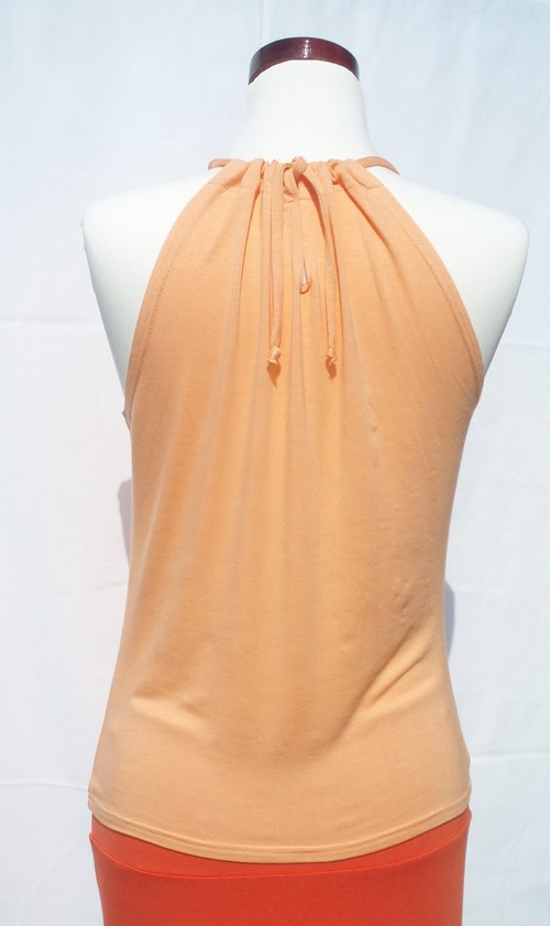 Summer top - light orange — foto 2