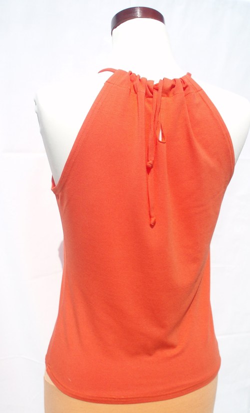 Summer top - dark orange — foto 2