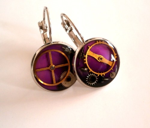 Fialová sada steampunk — foto 3
