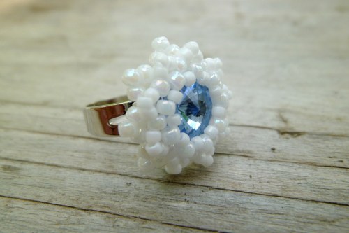 Swarovski prstýnek "Nebeský"- dětský! — foto 3