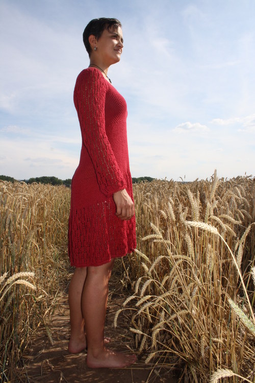 Pletené retro šaty — foto 5