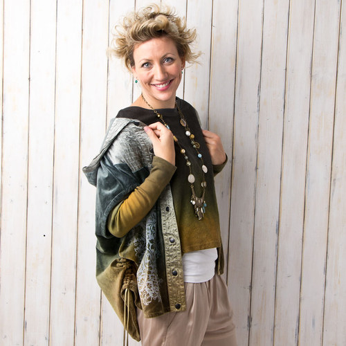Sametová vesta - vel.XL — foto 2