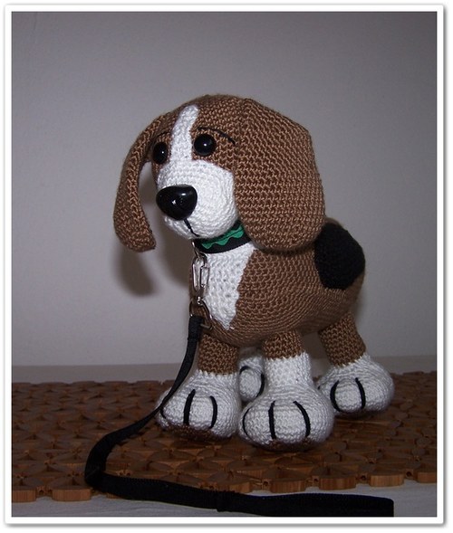 Háčkovaný pejsek Bígl na přání — foto 4