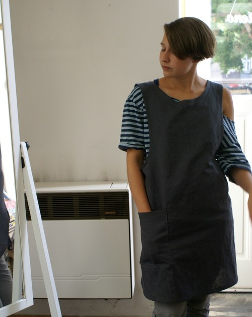 Šatová zástěra Linen Wrap — foto 5
