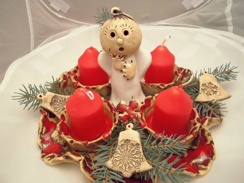 Adventní svícen-talíř 1 — foto 3