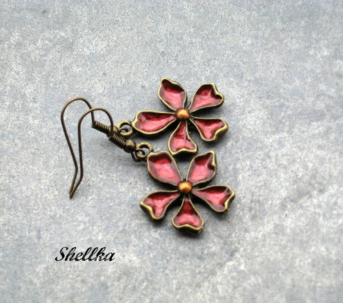 Náušnice,,MEADOW FLOWERS,, 2b — foto 2