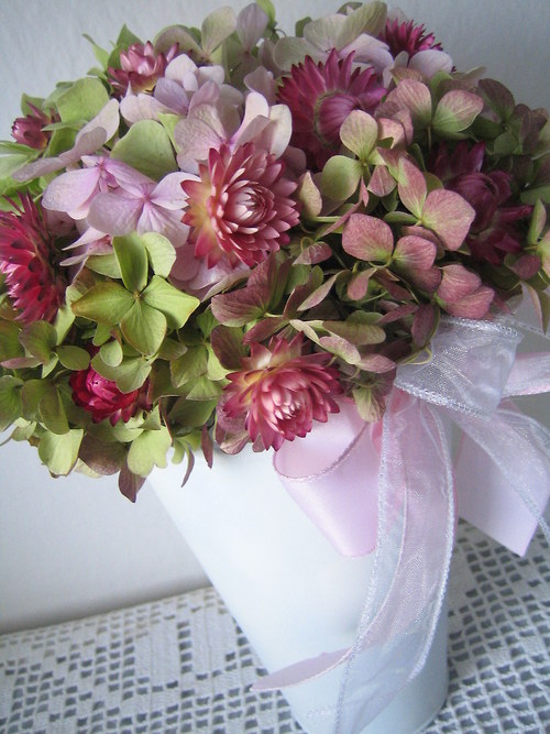 Hortenzie se přátelí se slaměnkou.. — foto 3