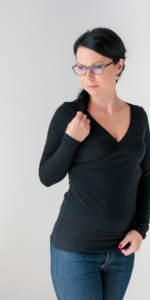 Dámské tričko černé — foto 4