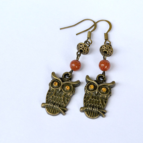 Náušnice 'Owl' — foto 3