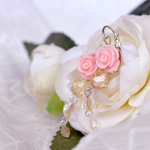 Náušnice 'Rose' — foto 2