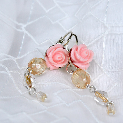 Náušnice 'Rose' — foto 3