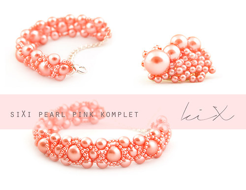 Náhrdelník siXi pearl pink — foto 3