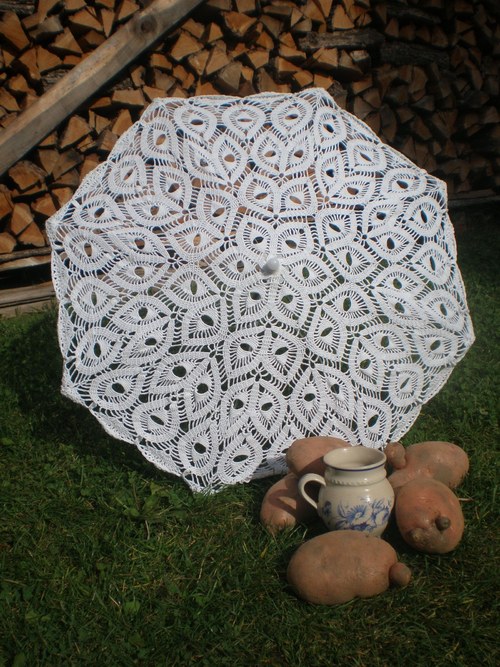 Dětský háčkovaný slunečník "Paví oko" — foto 6