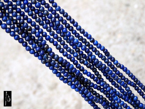 Lapis lazuli, kulička 4 mm, 4 ks — foto 3