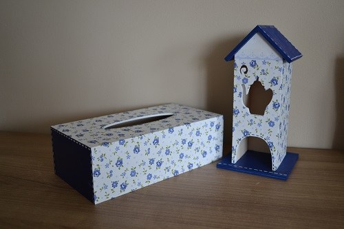 ~Box na papírové kapesníky ~ Poměnky ~ — foto 3