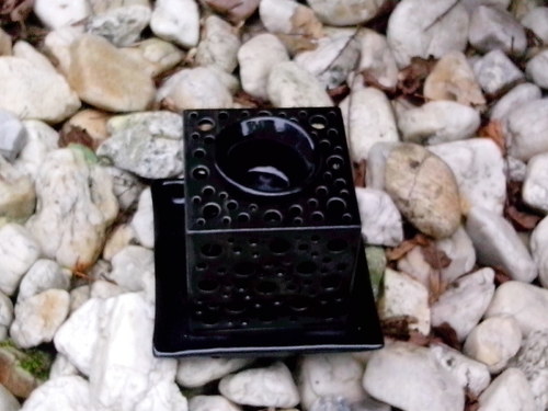 Aromalampa krychle- černá — foto 2
