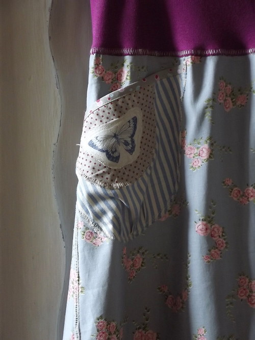 Sukně lehce nostalgická...motýlí... — foto 6