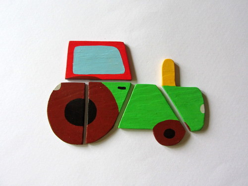 Traktor-skládačka s magnety — foto 2