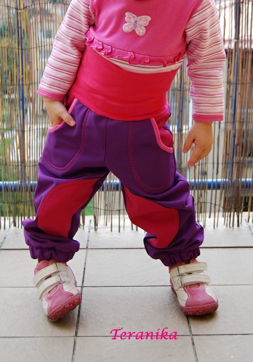 Softshellové kalhoty na přání vel.86 — foto 2