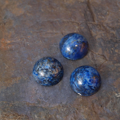 Lapis lazuli, kabošony, č.1632 — foto 2
