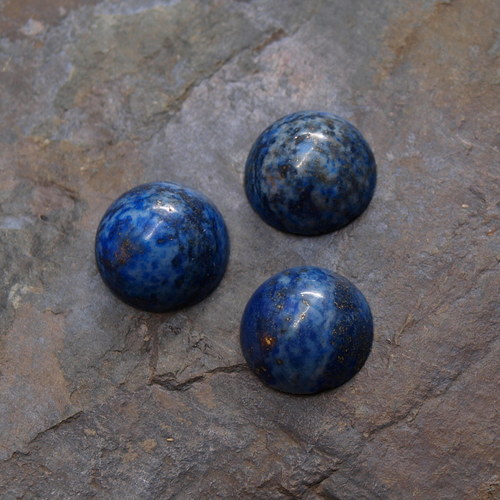 Lapis lazuli, kabošony, č.1632 — foto 4