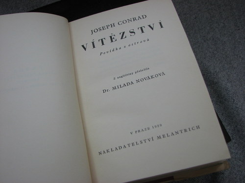 Vítězství, Joseph Conrad, 1929 — foto 4