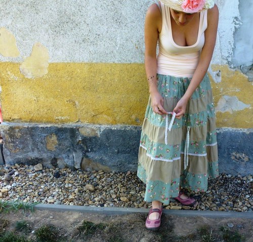 Volánová vintage sukně II. — foto 2