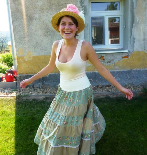 Volánová vintage sukně II. — foto 3