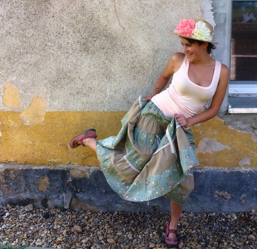 Volánová vintage sukně II. — foto 6