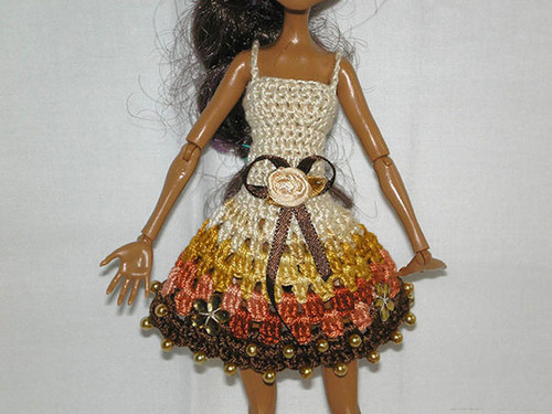 Hnědé šaty pro Monster high — foto 2