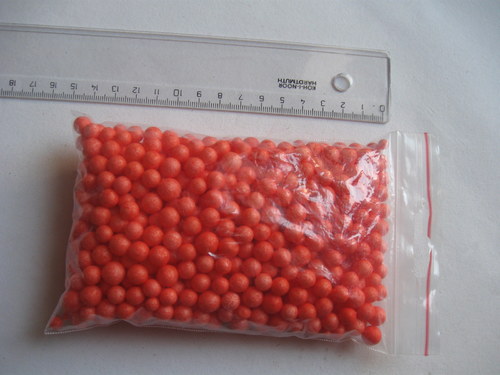 Kuličky polystyren oranžové — foto 2