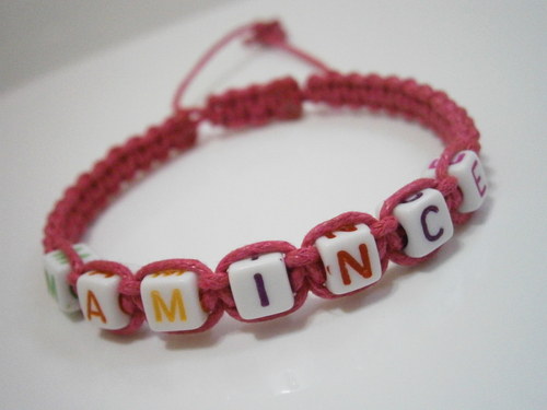 Náramek s textem - MAMINCE (Shamballa) — foto 2