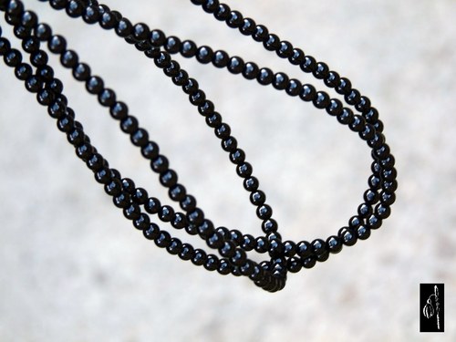 Onyx kulička 4 mm, 5 ks — foto 2