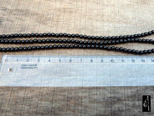 Onyx kulička 4 mm, 5 ks — foto 3