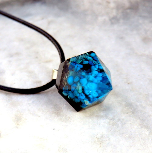 Orgonitový přívěsek *Diamant* Tyrkenitový — foto 3