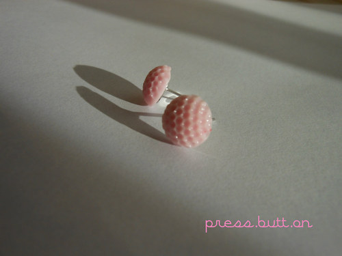Starorůžové náušnice — foto 2