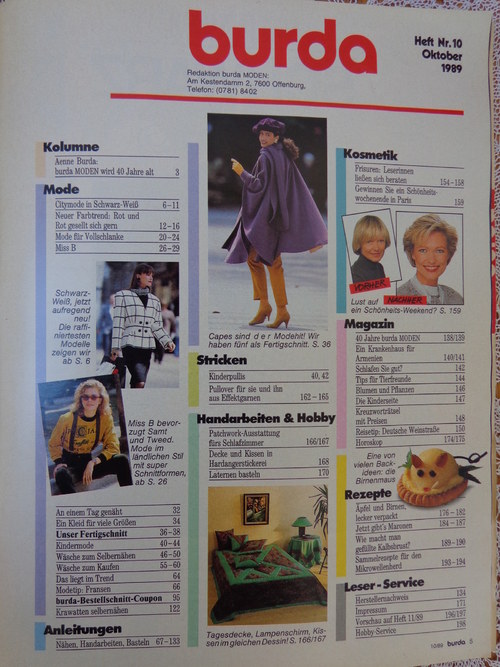 Burda 10/1989 — foto 2
