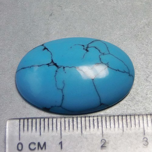Tyrkenit - kabošon - 2,2 x 3 cm - B283 — foto 2