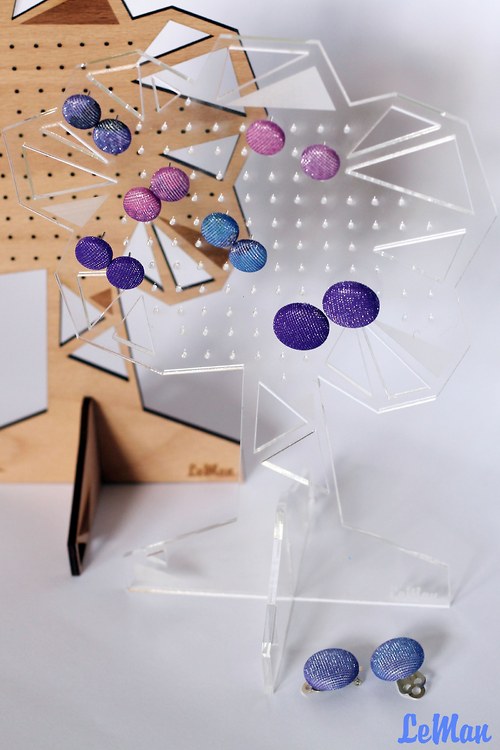 Stromek na šperky-čiré plexi — foto 2