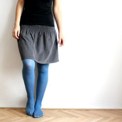 Manžestrová sukně / šedá :) — foto 3