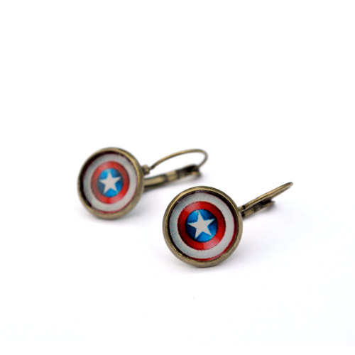 Náušnice 'Captain America' Grunge — foto 3