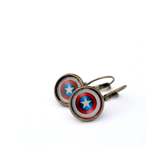 Náušnice 'Captain America' Grunge — foto 2