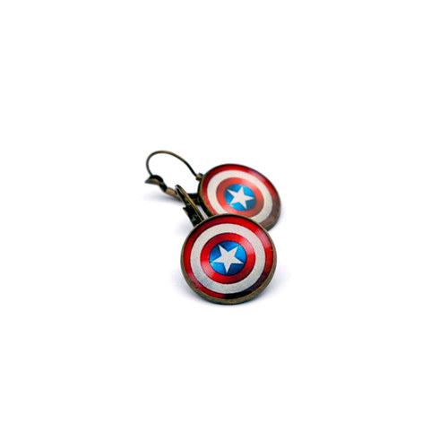 Náušnice 'Captain America' Grunge II — foto 2