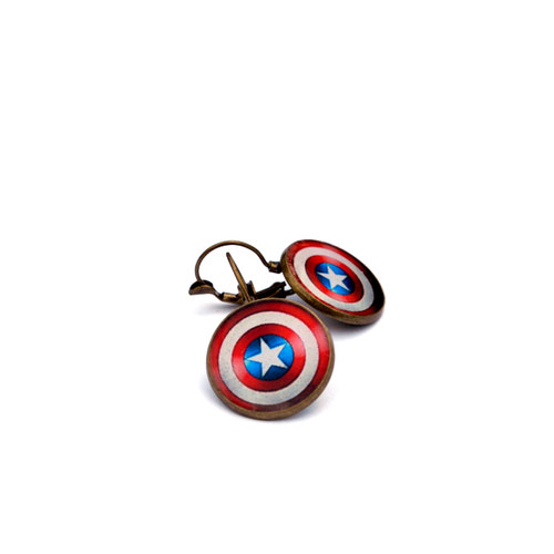 Náušnice 'Captain America' Grunge II — foto 3