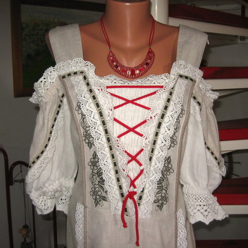 Lněné šaty — foto 2