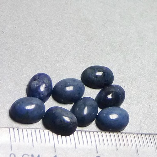 Dumortierit - 6 x 8 mm kabošon - B321 — foto 2