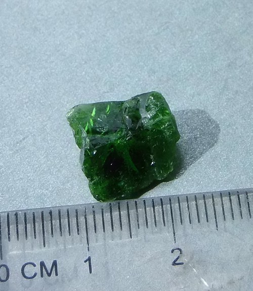 Chromdiopsid surový - B333 — foto 2