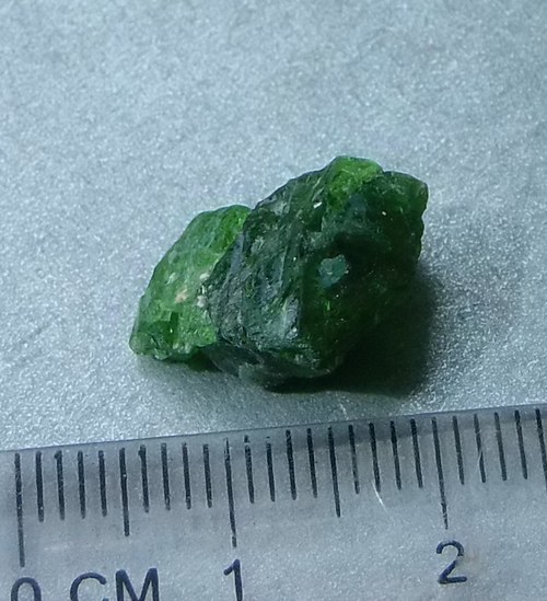 Chromdiopsid surový - B334 — foto 2